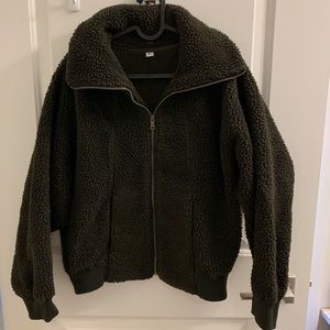 Fleece teddy jacket